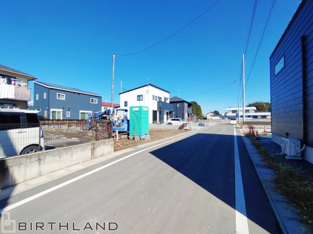 新築戸建・新築建売　太田市市場町第8　毛里田小・毛里田中の前面道路含む現地写真