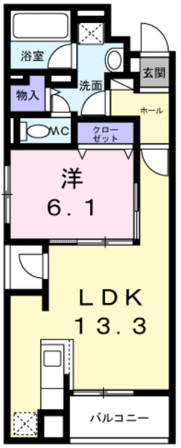 クレシエンテひばりの間取り