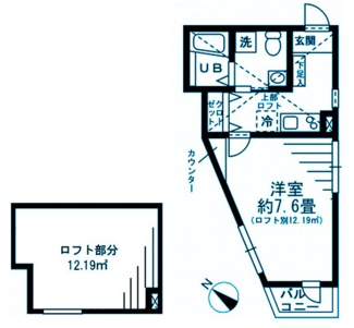【間取り】 | CASA二子新地  | ☆当社ＨＰに写真多数掲載中☆