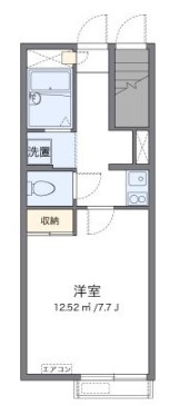 レオパレスGOLD LEO Ⅰの間取り