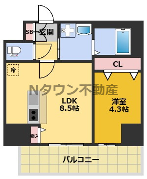 【間取り】 | プレサンス名古屋ルーカス | 間取りです。