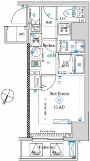 【間取り】 | SHOKEN Residence横浜伊勢佐木町