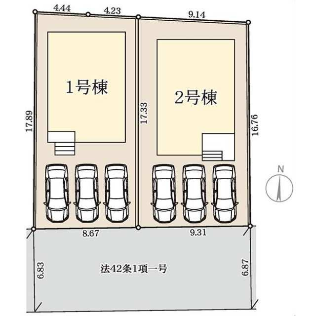 佐賀市光第二の区画図