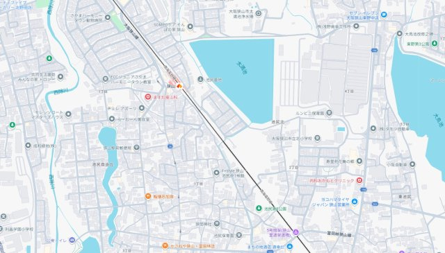◆大阪狭山市池尻中　新築一戸建ての地図