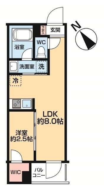 ハーモニーレジデンス中野若宮の間取り
