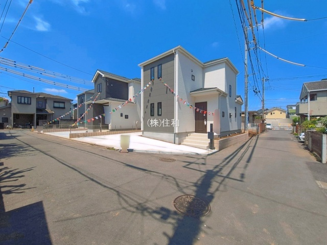 【新築分譲住宅】川越市中台元町1丁目23番の前面道路含む現地写真