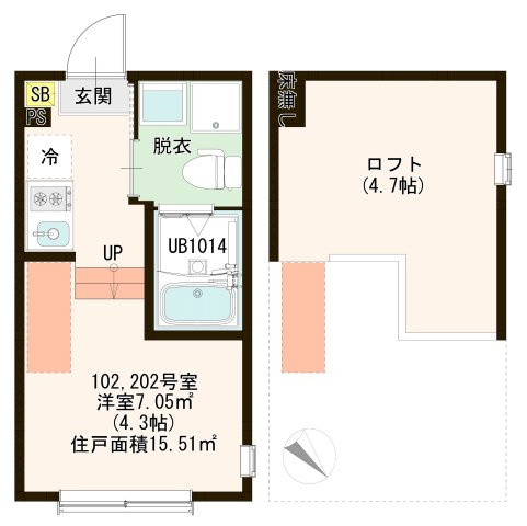 【間取り】 | essere a post八広