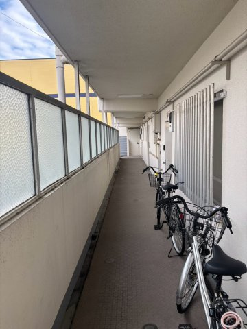 朝倉市甘木　一棟マンションのバルコニー