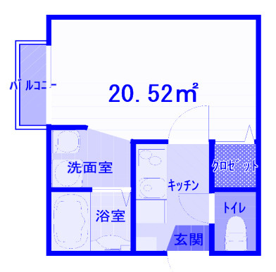 ヴィラート西大宮の間取り