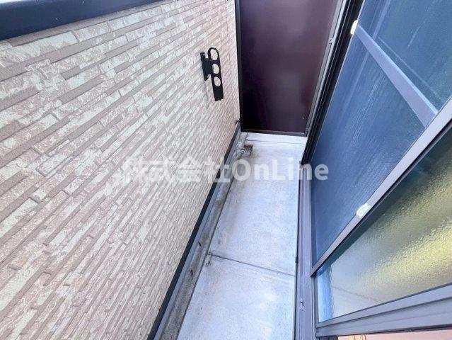 H-maison平野WEST2のバルコニー