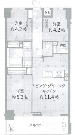 【間取り】 | パークサイドステージ西立川