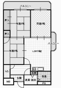 マンショングランメールの間取り