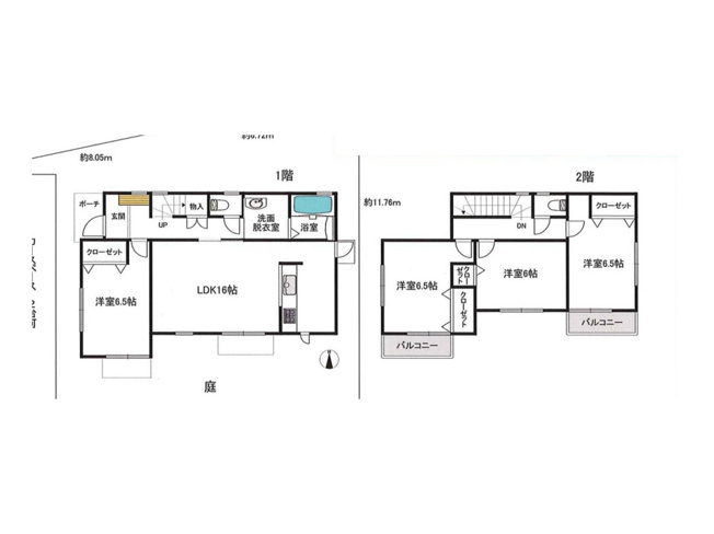 【間取り】 | 麻溝台中古戸建 | 4つの居室とゆとりあるLDKを備えた4LDKの中古戸建。子育て世帯にうれしい、個室と団らんの場がそろう間取りです。重厚感のある外観と洗練された内装で、品格ある暮らしを叶えます。ぜひ現地でご覧ください。