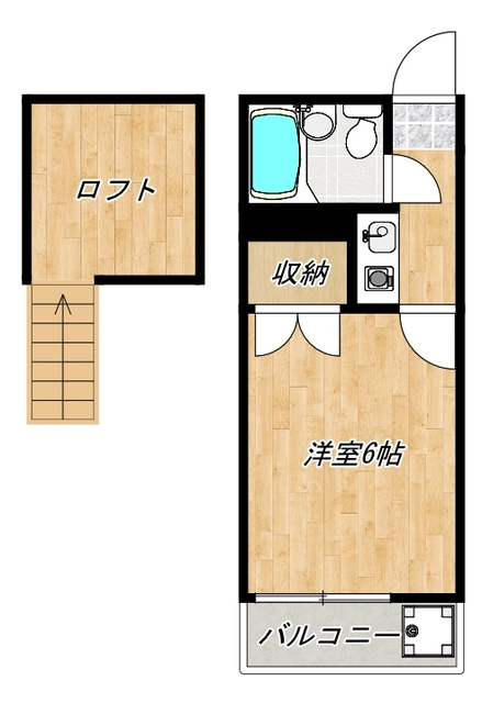 TKハイツの間取り|間取りです☆