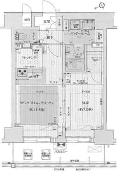 【間取り】 | プレサンスザ神戸