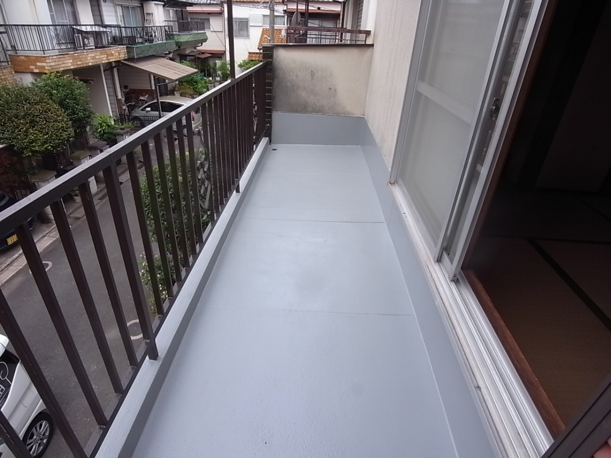 パントップ国松町のバルコニー