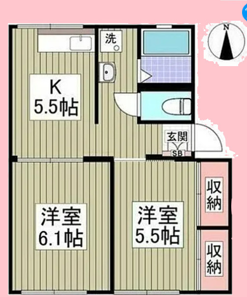 赤見台アネックスの間取り