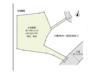 【区画図】 | 愛名売地 | 分譲地全体の配置と各区画の位置を示した図です。現況と異なる場合は現況を優先します。前面道路の幅や高低差、区画ごとの日当たりは現地でご確認いただけます。お気軽にお問い合わせください。