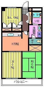 パールハイツ宮田の間取り
