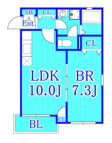 ウィステリア西横浜の間取り