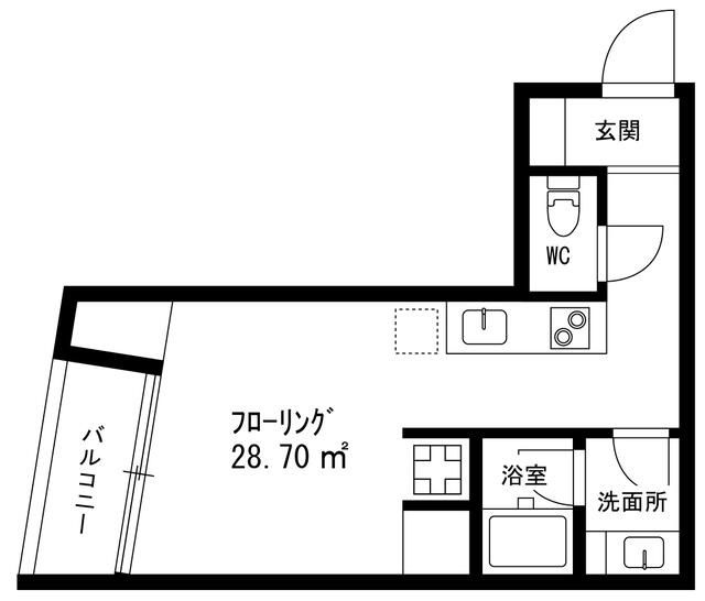 シグマ柿の木坂の間取り