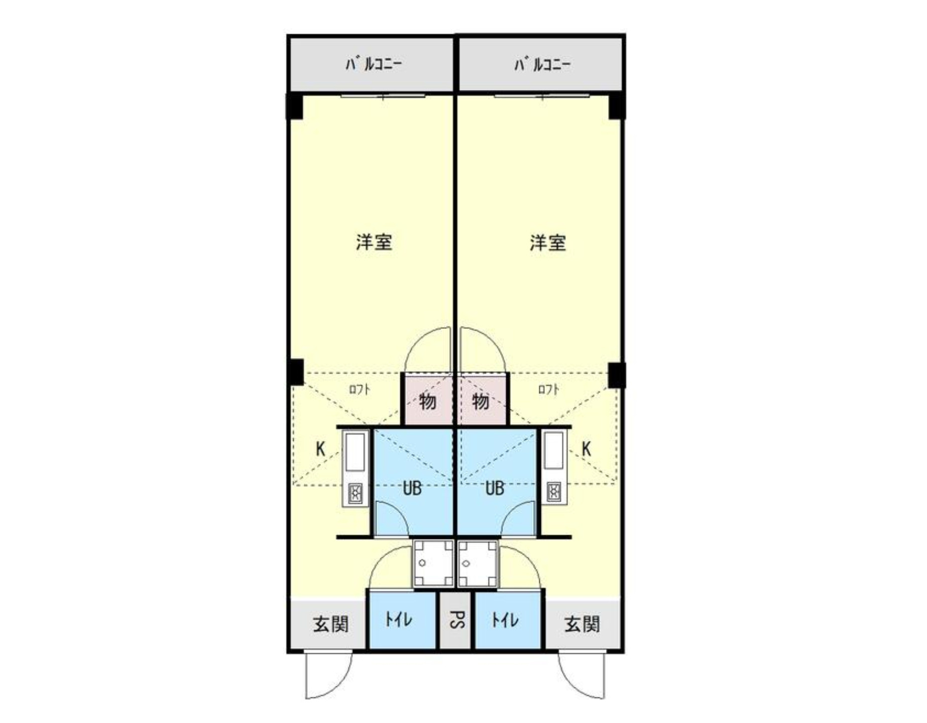 岐阜県瑞穂市1棟マンション『ソレアードM』の間取り