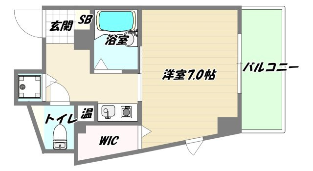 大阪市東淀川区西淡路１丁目の賃貸マンションの間取り