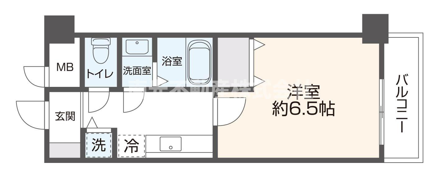 リバーサイド金岡 五番館の間取り|間取反転