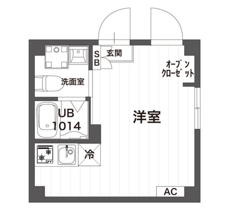 リバース笹塚の間取り|間取りです。