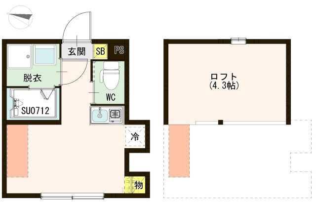 【間取り】 | ハーモニーテラス梅田Ⅺ