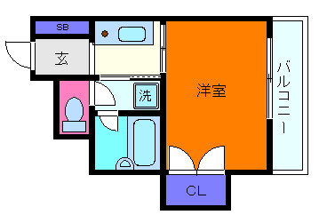 ヴィラ芦屋川の間取り