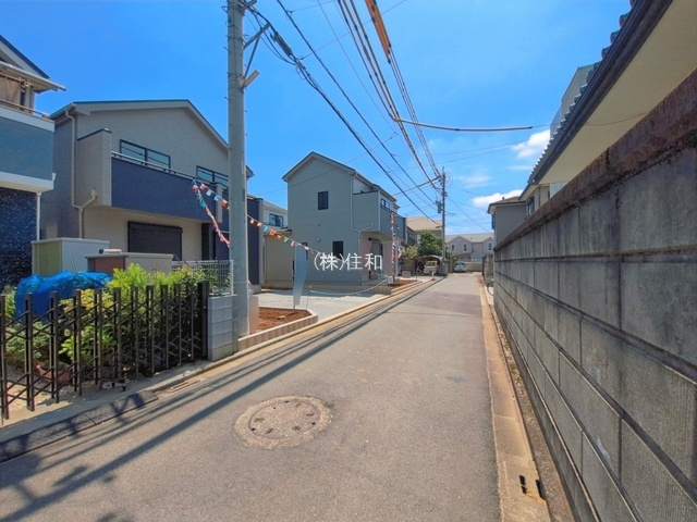【新築分譲住宅】川越市中台元町1丁目23番の前面道路含む現地写真