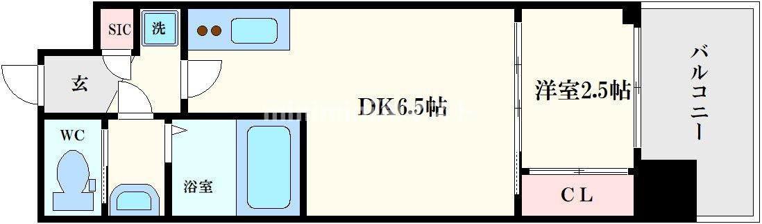 セレニテ中崎町リアンの間取り