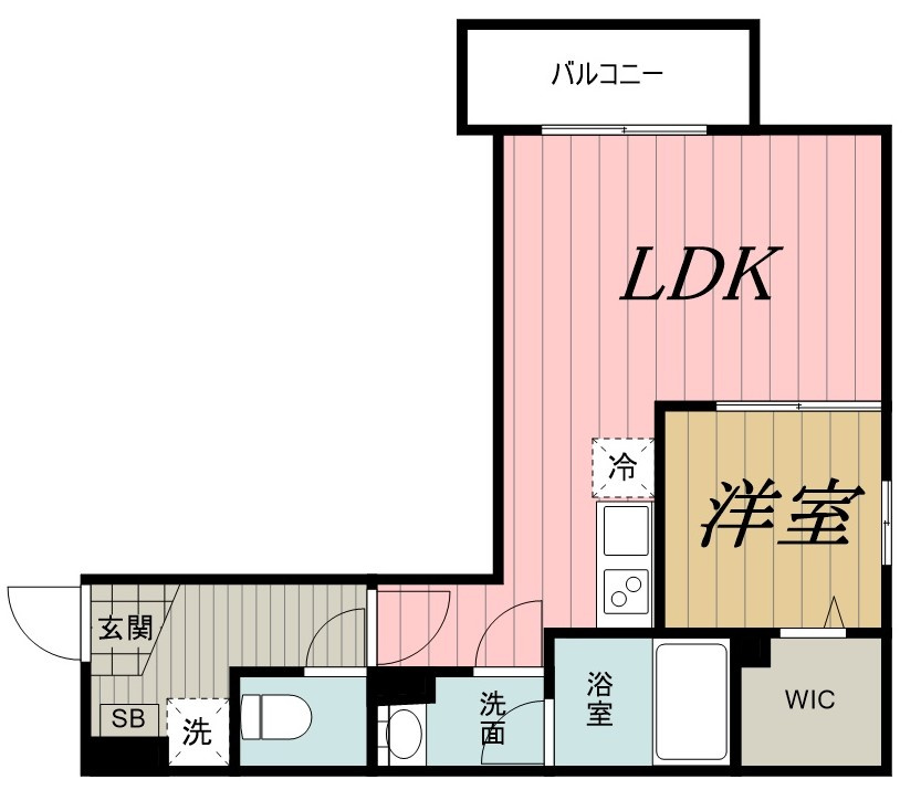 エクシト蘇我の間取り