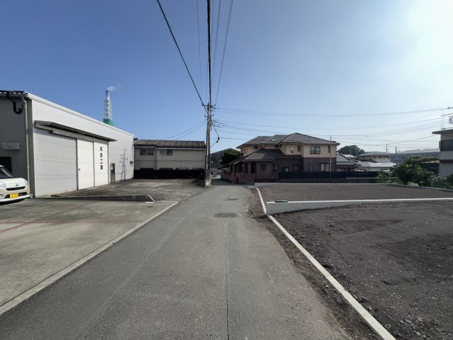 【前面道路含む現地写真】 | 自社売地　富士市比奈　全2区画分譲地　1号地 | 東側前面道路です♪