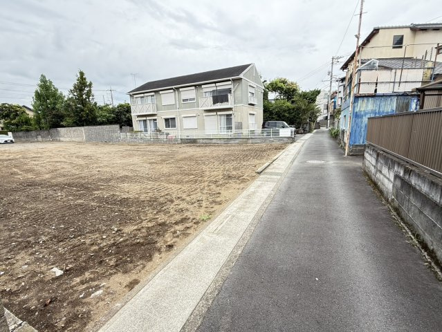 【前面道路含む現地写真】 | 事業用地　清水町伏見　限定一区画 | 東側前面道路の様子です♪