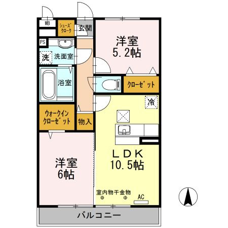 【間取り】 | ラルーチェ1