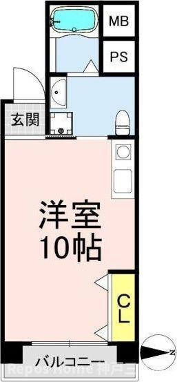 サンステージ神戸大倉山の間取り