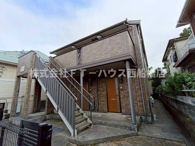 船橋市西船１丁目のアパートの外観