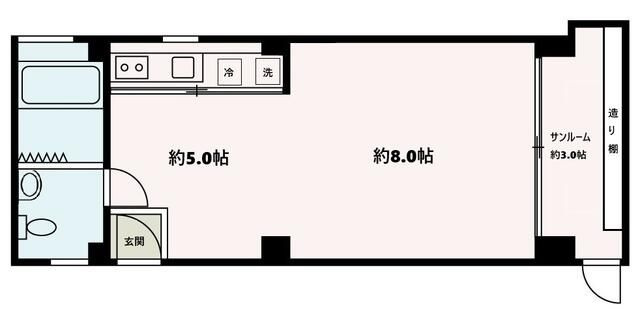 アスコット上原の間取り
