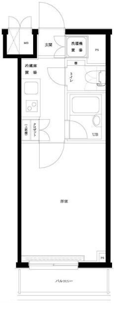 ルーブル白金高輪弐番館の間取り|間取りです。