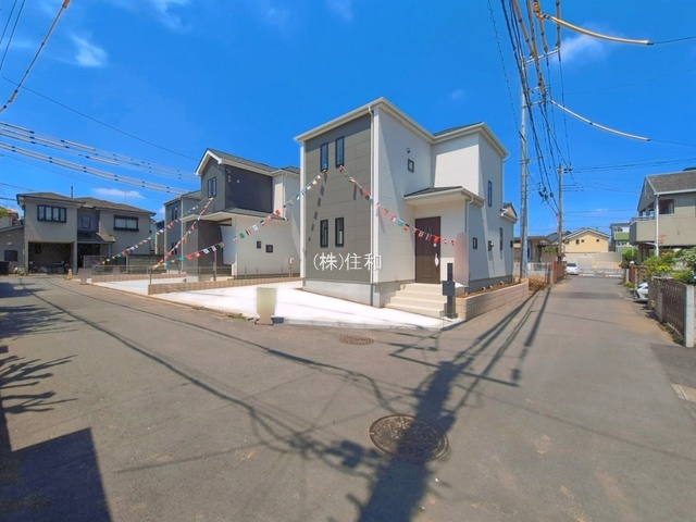 【新築分譲住宅】川越市中台元町1丁目23番の前面道路含む現地写真