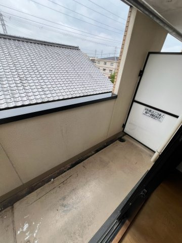 グリーンコート西田のバルコニー
