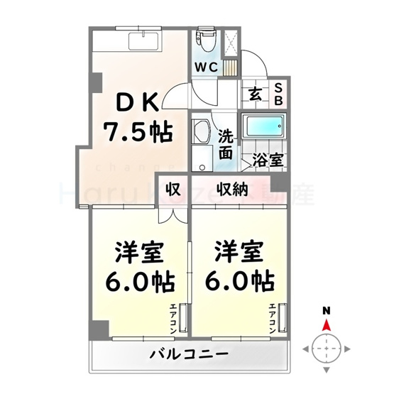 【間取り】 | Gサイド白羽根【名古屋市賃貸・ペット可】