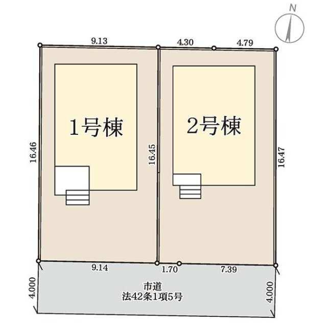 佐賀市高木瀬東第九の区画図