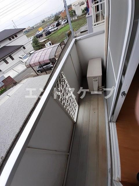 ヒロパレスⅡのバルコニー|高崎、前橋のお部屋探しはエンドスケープまで！お客様の理想お聞かせ下さい♪