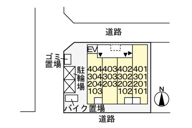 フィオーレ静のその他|配置図