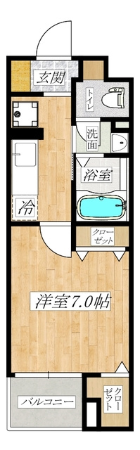 フィオーレ静の間取り|扱いやすい間取りです