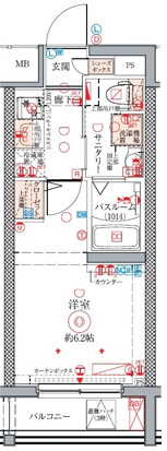 【間取り】 | クレヴィスタ方南町Ⅱ