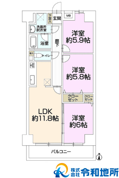 藤沢西ガーデンハウスの間取り